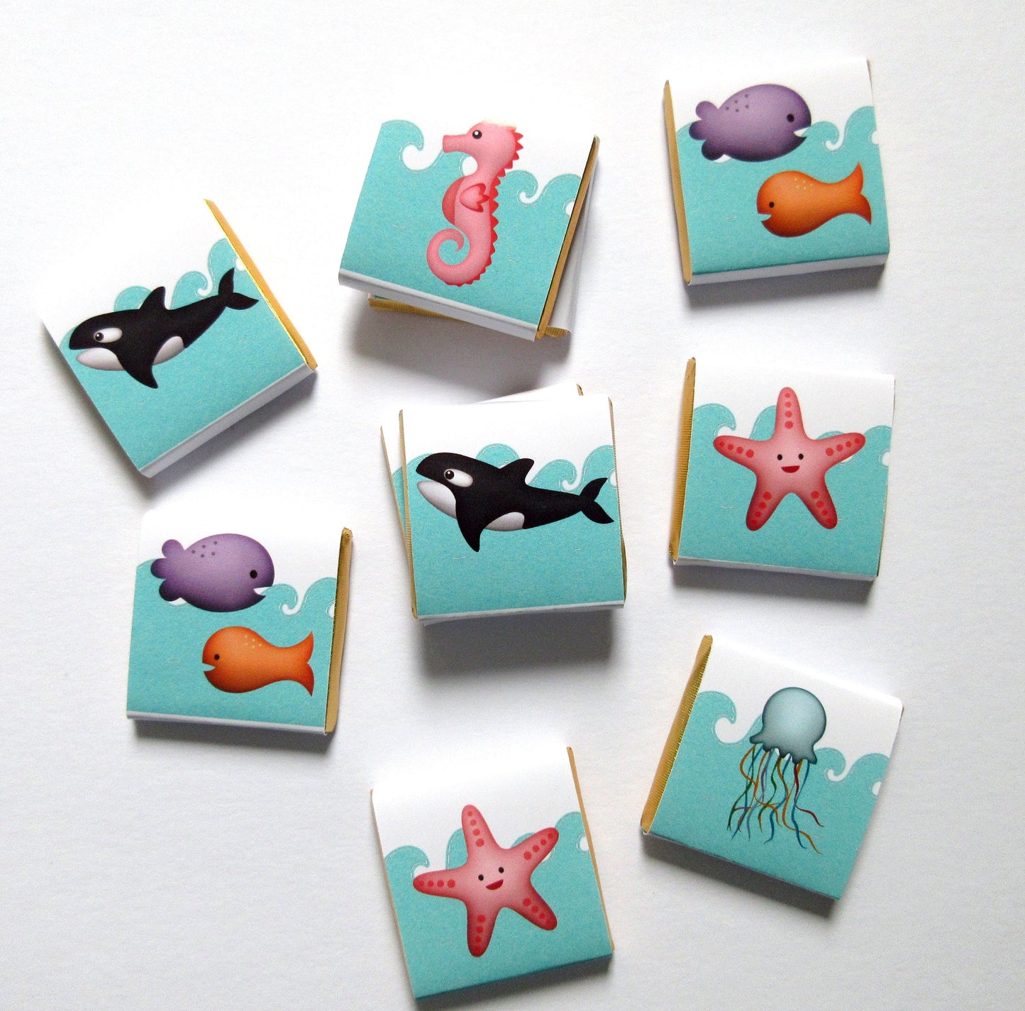 Under the Sea Personalized Chocolates – Party Favours, Birthday, Pack of 25