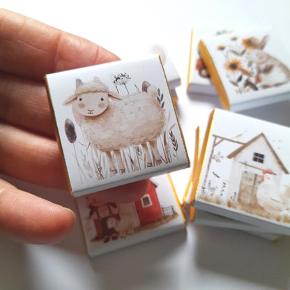 Personalized Farm Party Chocolate Favours – Farm Animals Treats for Children's Party (25 pcs)
