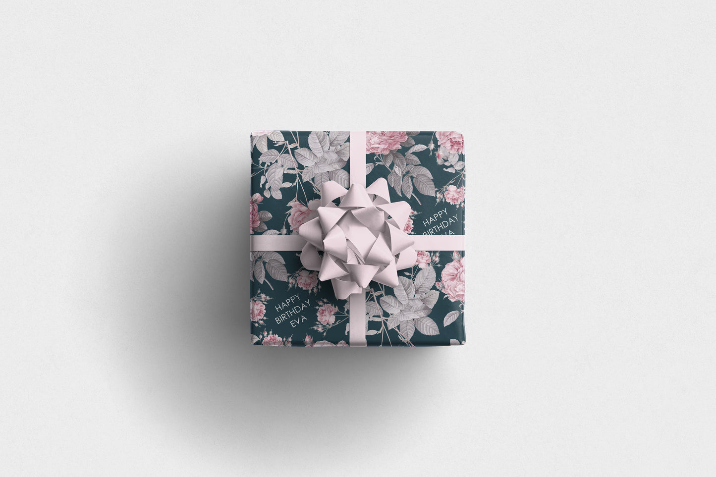 Personalised Floral Birthday Wrapping Paper