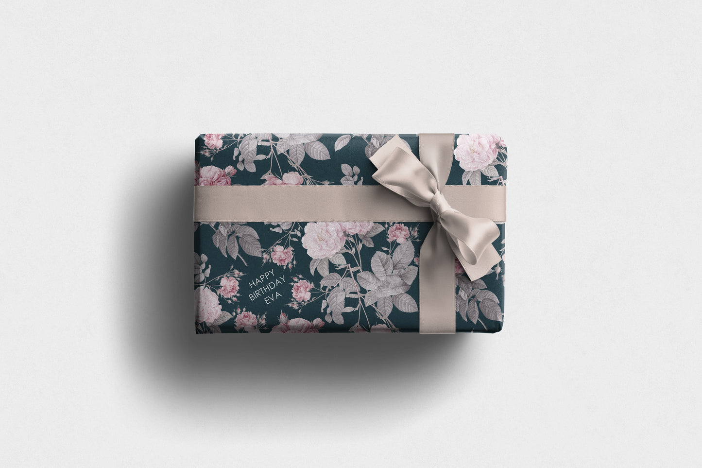 Personalised Floral Birthday Wrapping Paper