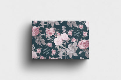 Personalised Floral Birthday Wrapping Paper