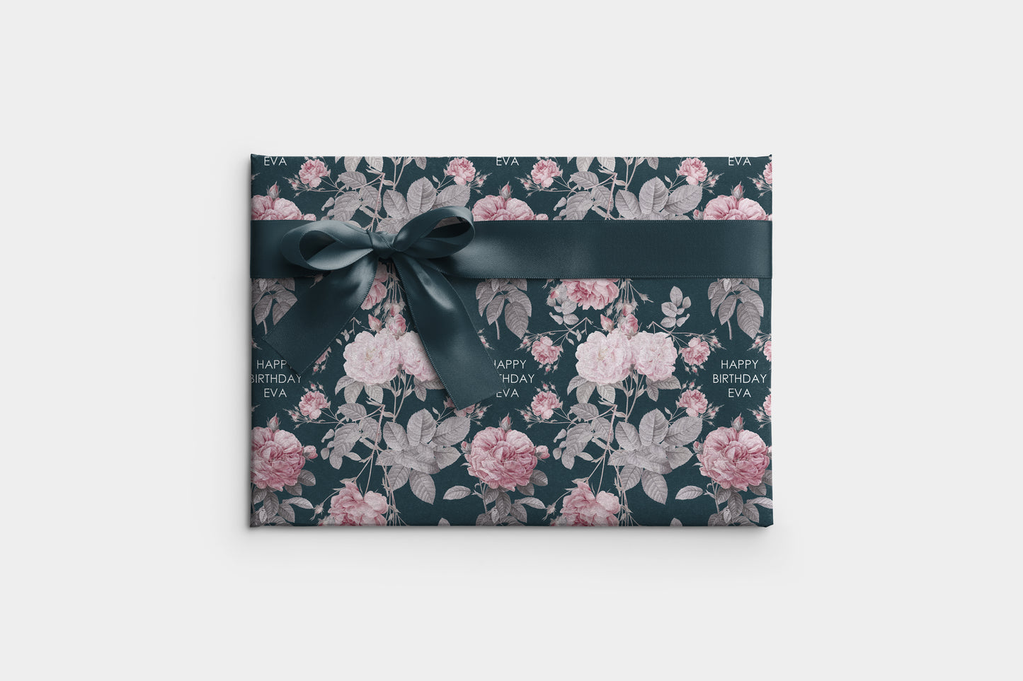 Personalised Floral Birthday Wrapping Paper