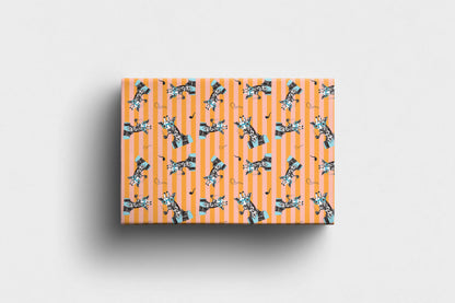 Giraffe Wrapping Paper Quirky Animal Gift Paper