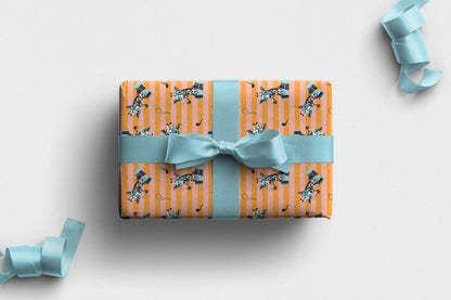 Giraffe Wrapping Paper Quirky Animal Gift Paper