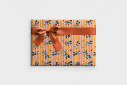 Giraffe Wrapping Paper Quirky Animal Gift Paper