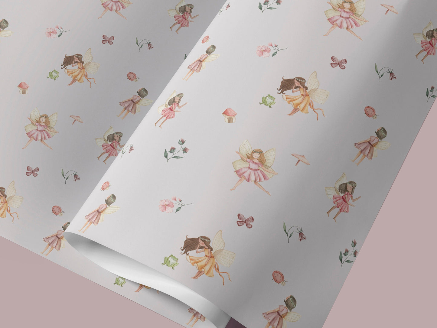 Garden Fairies Gift Wrapping Paper -  Large Wrapping Sheet for Special Occasions
