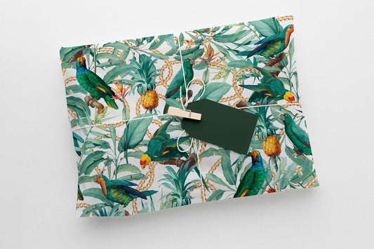 Tropical Forest Gift Paper Sheet – Large Size for Exotic Wrapping