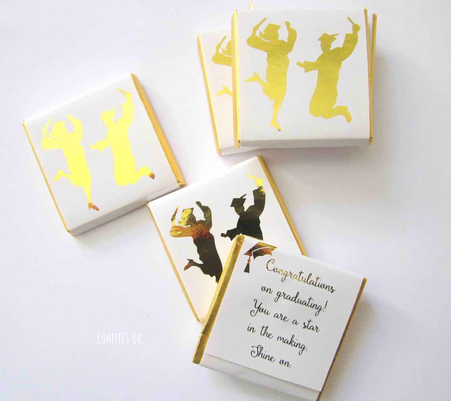 Personalized Happy Graduation Chocolate Favours – Happy Graduates Party Favours for Guests (Pack of 25)