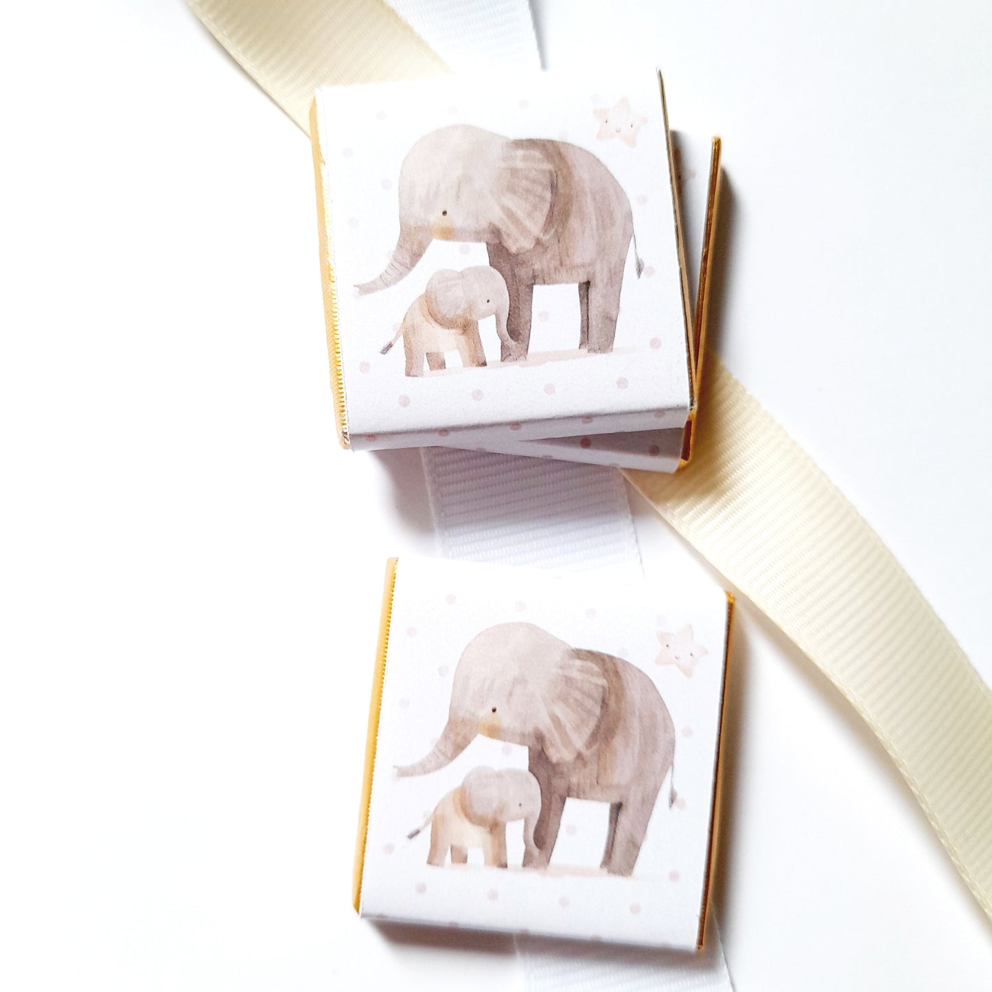 Personalized Baby Shower Mama Elephant Chocolate Favours – Party Bag Fillers (Pack of 25)