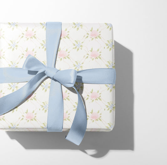 Pastel Florals Gift Paper Sheet – Large Size for Elegant Wrapping
