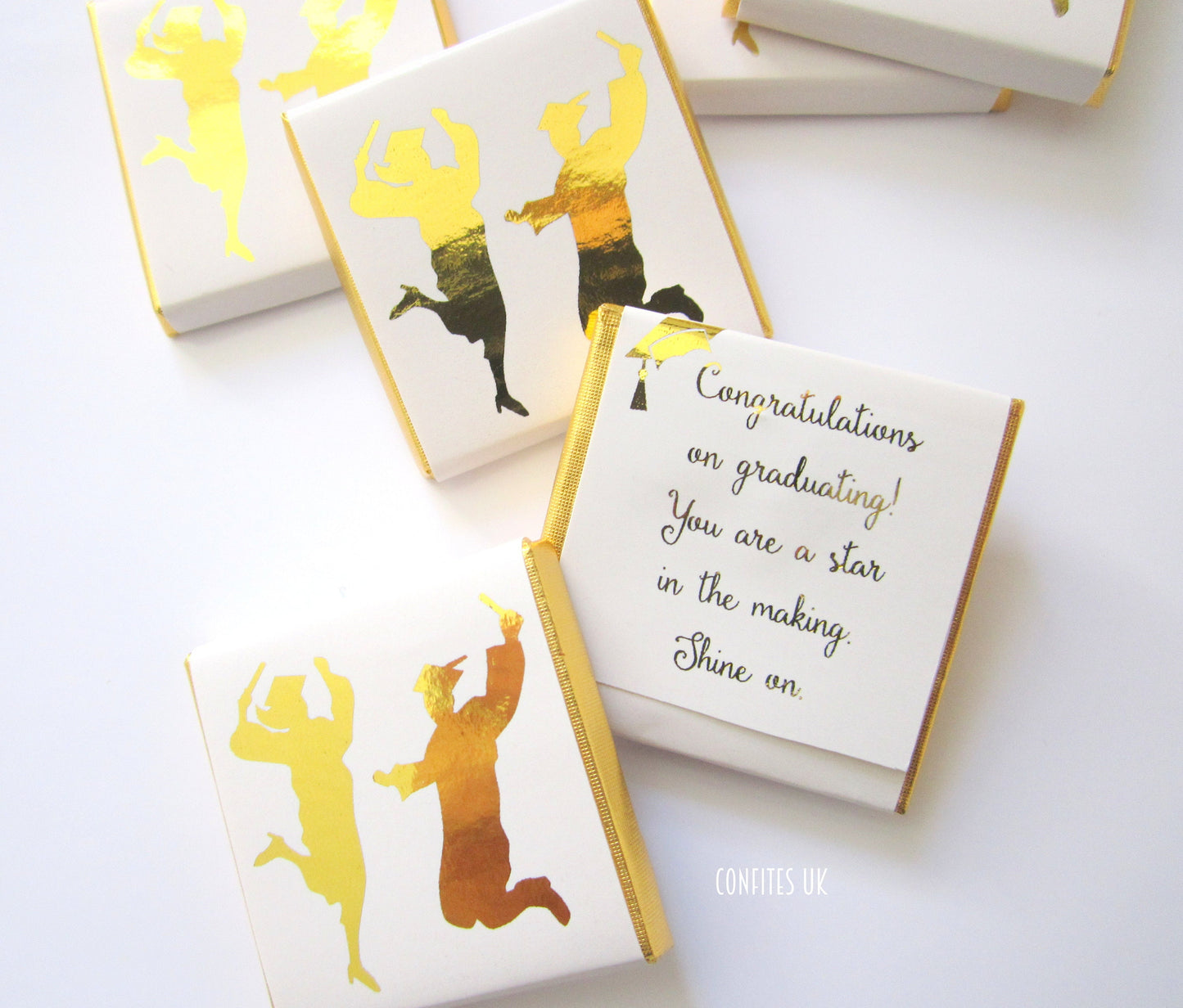 Personalized Happy Graduation Chocolate Favours – Happy Graduates Party Favours for Guests (Pack of 25)