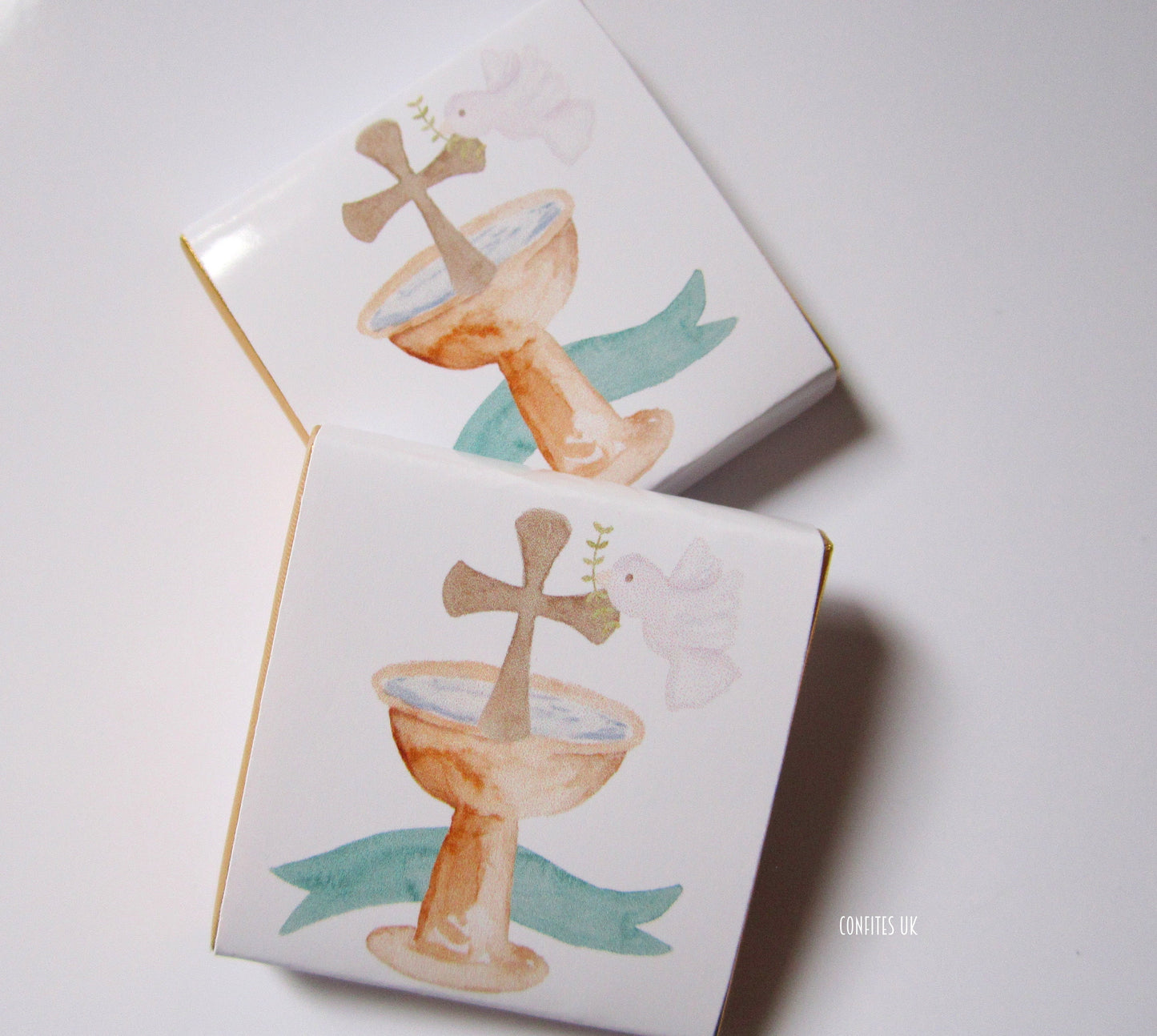 Personalized 1st Communion Chalice Chocolate Favours – Elegant Guest Favours (Pack of 25)
