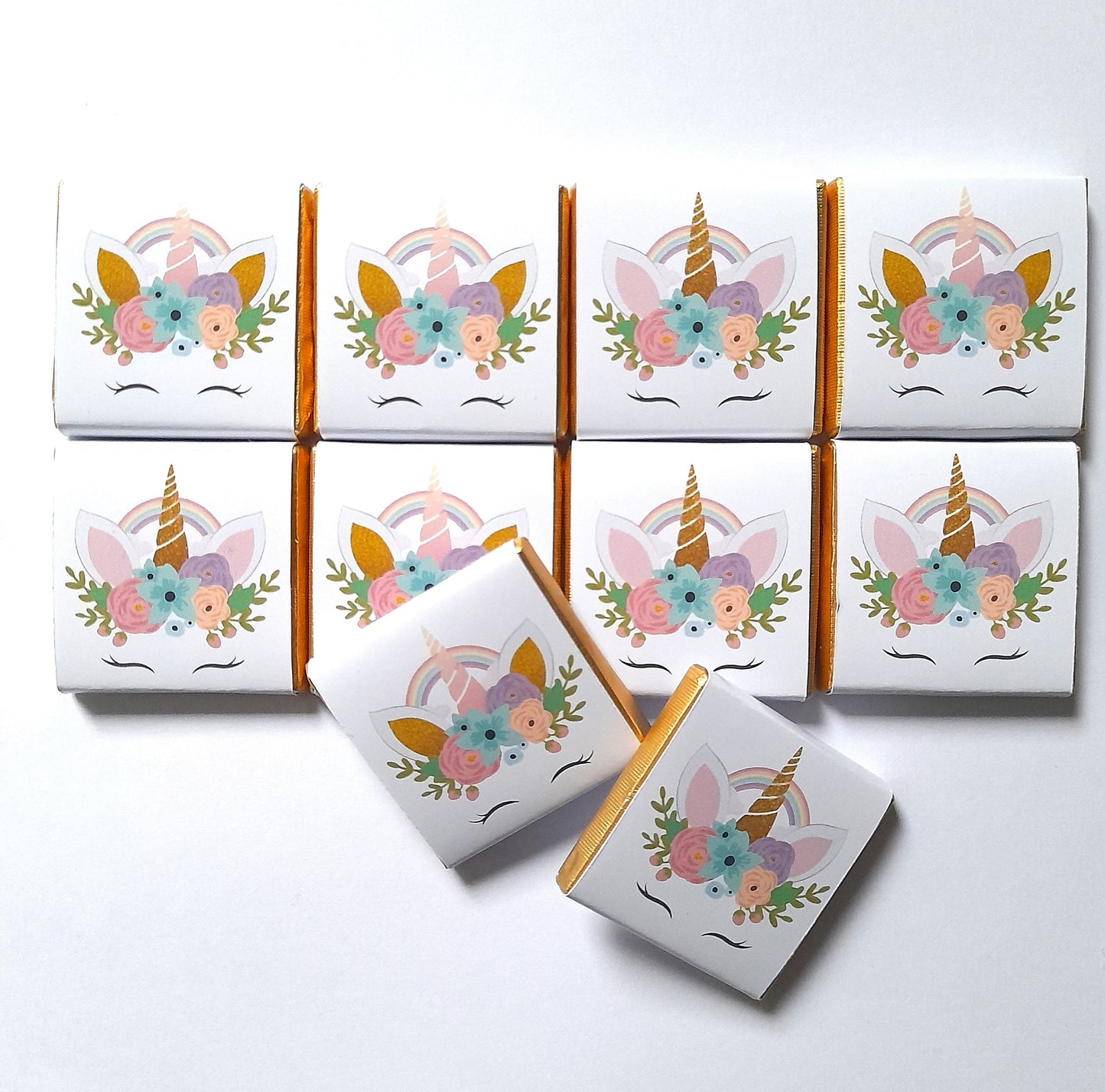 Unicorn Party Personalized Chocolates – Birthday & Guest Favours (Pack of 25)