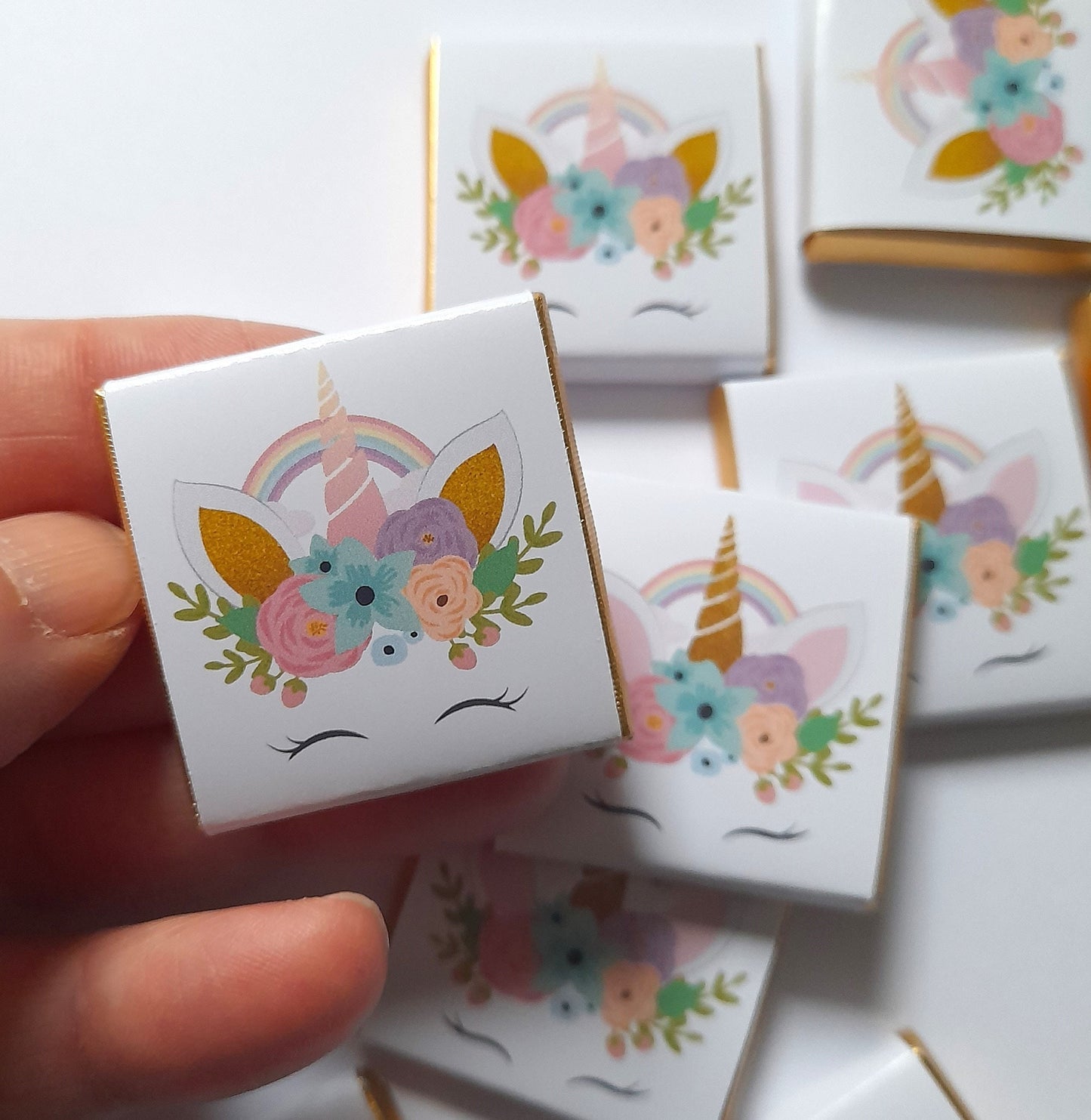 Unicorn Party Personalized Chocolates – Birthday & Guest Favours (Pack of 25)