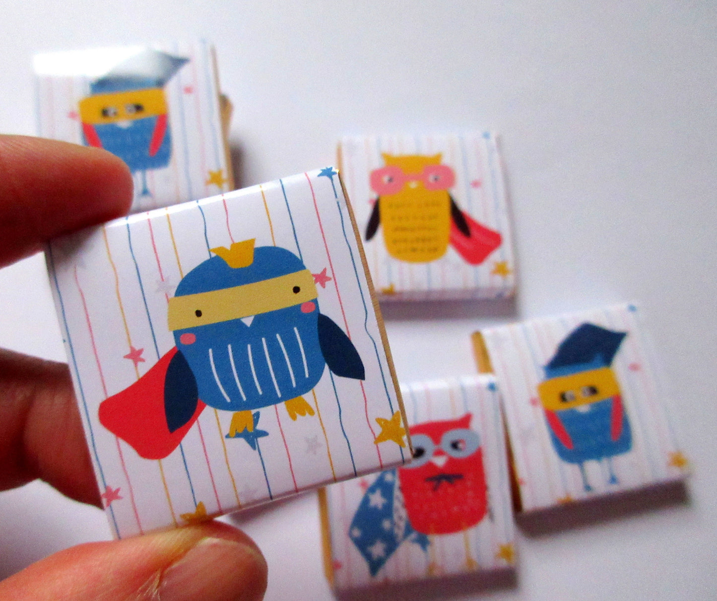 Superhero Personalized Chocolate Favours – Custom Party Favours for Kids Birthday (Set of 25)