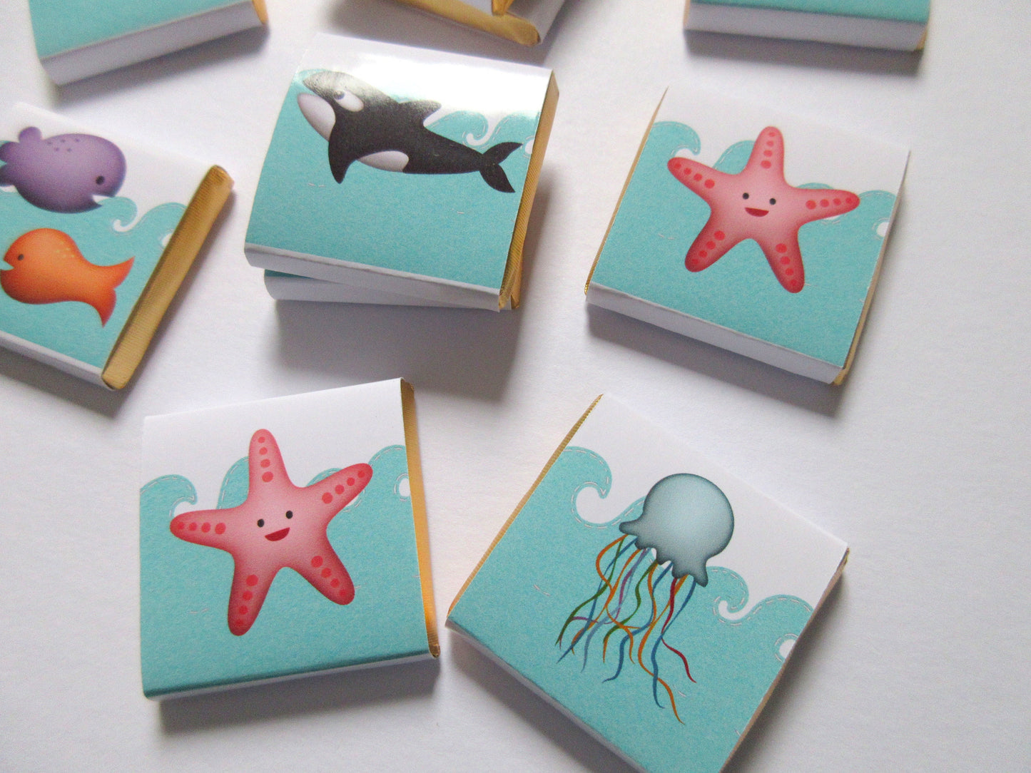 Under the Sea Personalized Chocolates – Party Favours, Birthday, Pack of 25