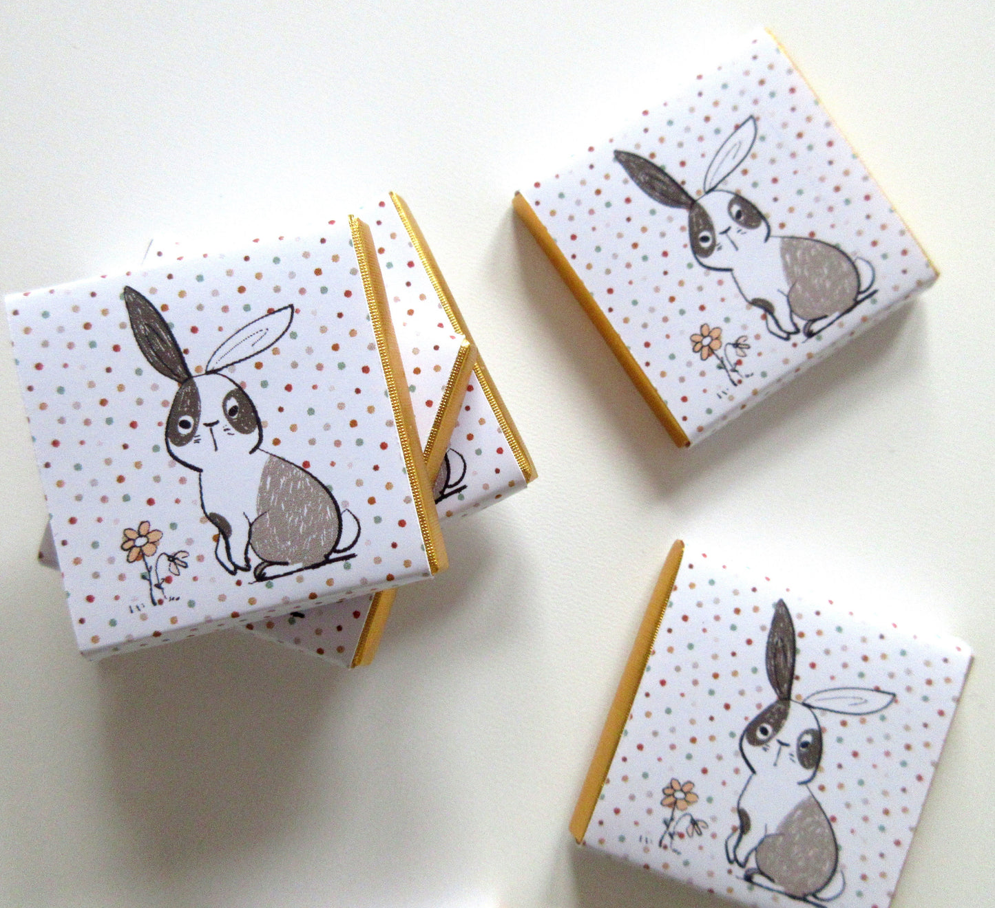 Personalized Bunny Baby Shower Chocolate Favours – Custom Guest Favours (Pack of 25)