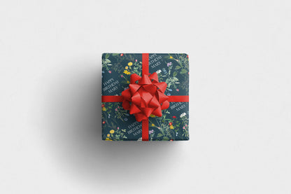Personalised Wildflower Birthday Wrapping Paper