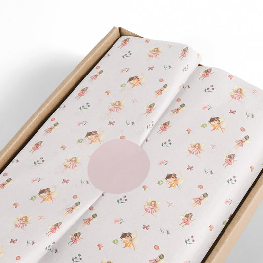 Garden Fairies Gift Wrapping Paper -  Large Wrapping Sheet for Special Occasions