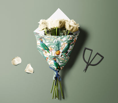 Tropical Forest Gift Paper Sheet – Large Size for Exotic Wrapping