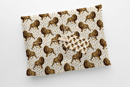 Lion Safari Gift Paper sheet, large size