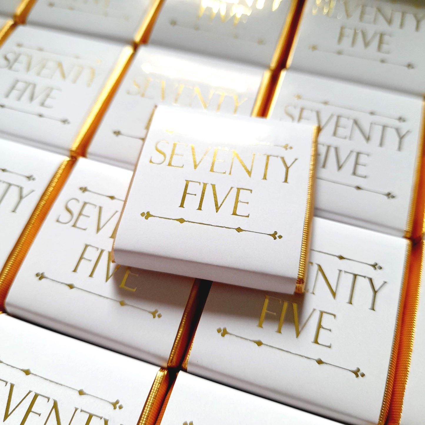 Personalized Golden Birthday Milestone Letters Chocolate Favours – Perfect Guest Favours (Pack of 25)
