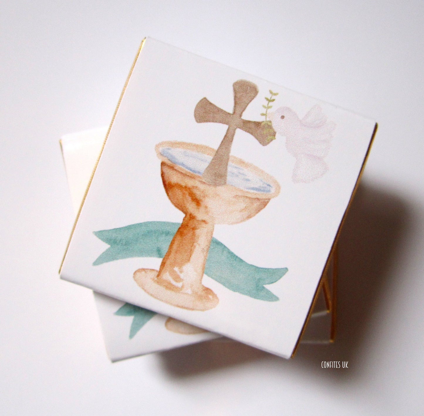 Personalized 1st Communion Chalice Chocolate Favours – Elegant Guest Favours (Pack of 25)