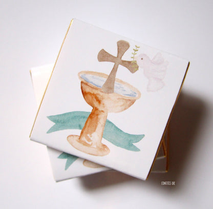 Personalized 1st Communion Chalice Chocolate Favours – Elegant Guest Favours (Pack of 25)