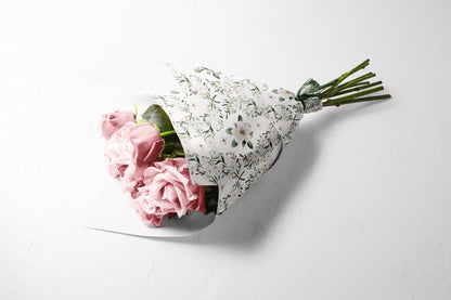 Large White Jasmine Gift Paper Sheet – Perfect for Weddings, Birthdays & More