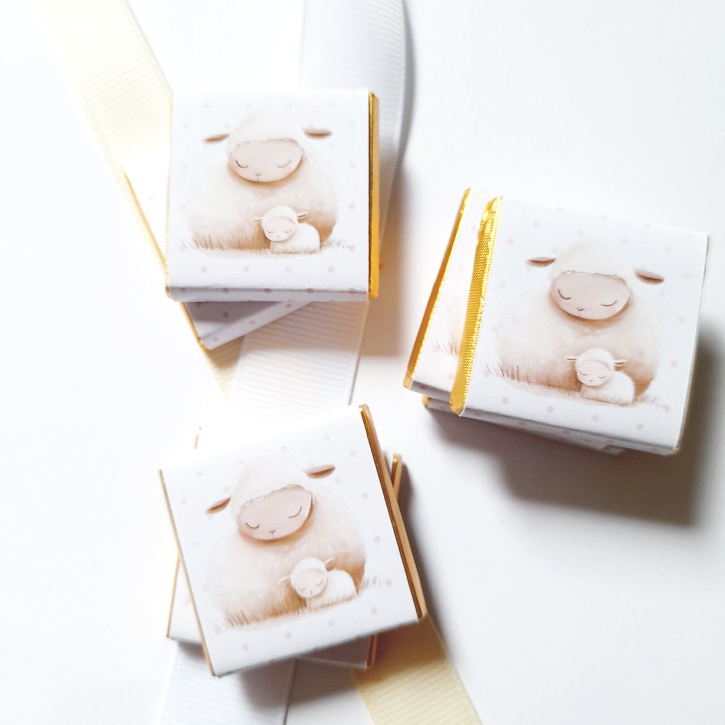 Mama Sheep Baby Shower Personalized Chocolate Favours – Party Bag Fillers, 25 Pcs