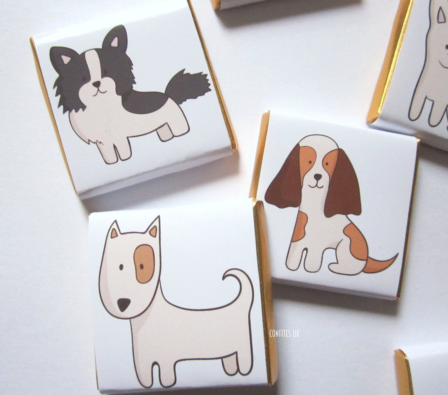 Personalized Pet Dogs Chocolate Favours – Dog’s Birthday Party Favours for Little Dogs (Pack of 25)
