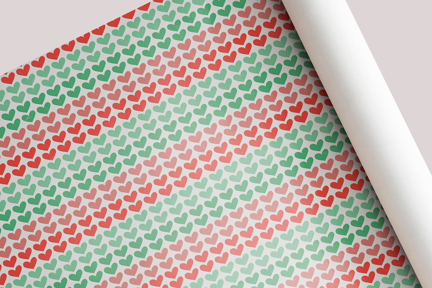 Romantic Love Hearts Gift Paper – Premium Large Wrapping Sheet