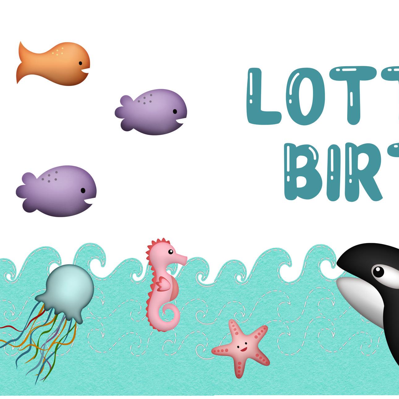 Personalised Under The Sea Birthday Banner – Satin Paper Party Wall Decor for Ocean-Themed Parties