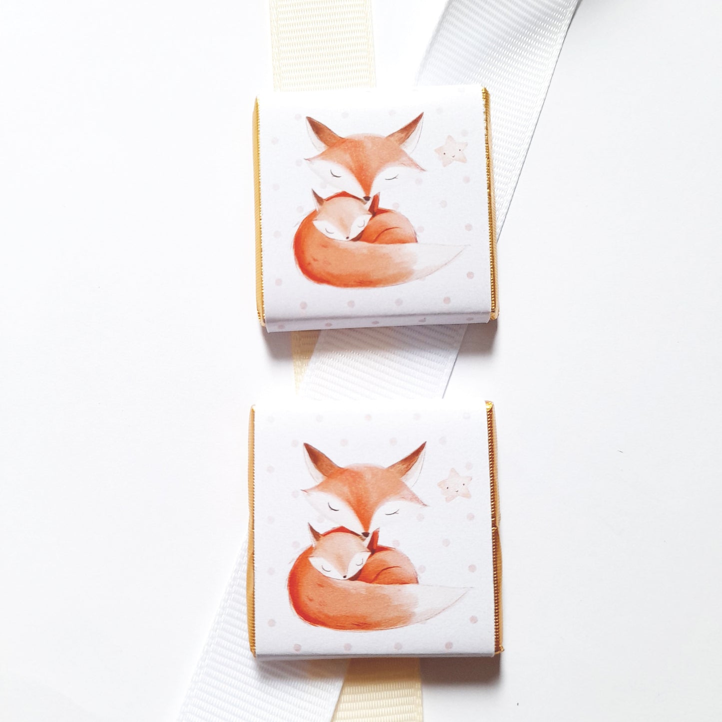 Personalized Fox-Themed Baby Shower Chocolates – Cute Party Favours (Set of 25)