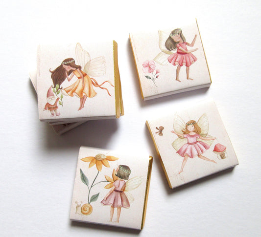 Personalized Garden Fairies Chocolate Favours – Perfect for Birthday & Party Guests (Pack of 25)