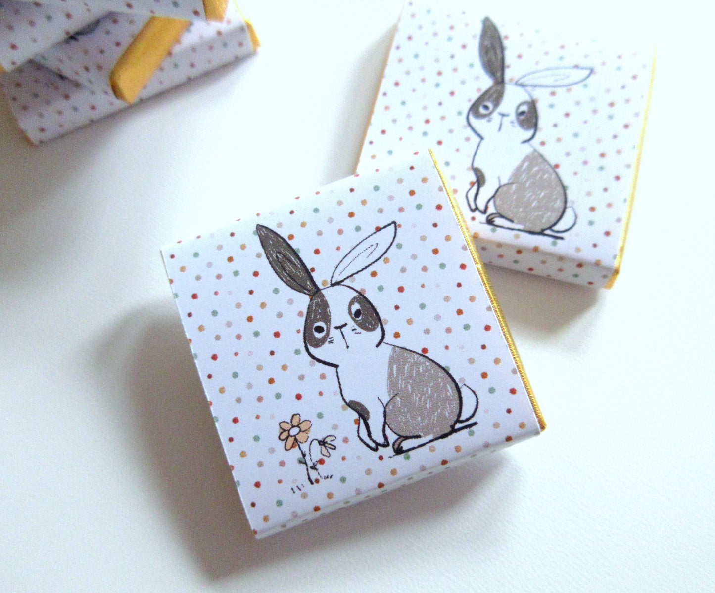 Personalized Bunny Baby Shower Chocolate Favours – Custom Guest Favours (Pack of 25)