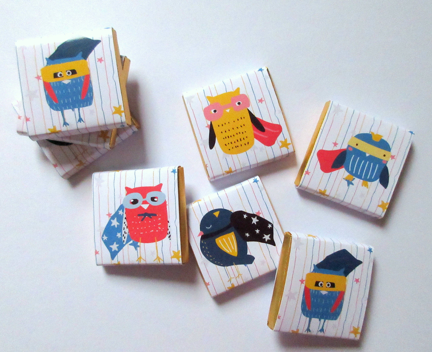 Superhero Personalized Chocolate Favours – Custom Party Favours for Kids Birthday (Set of 25)