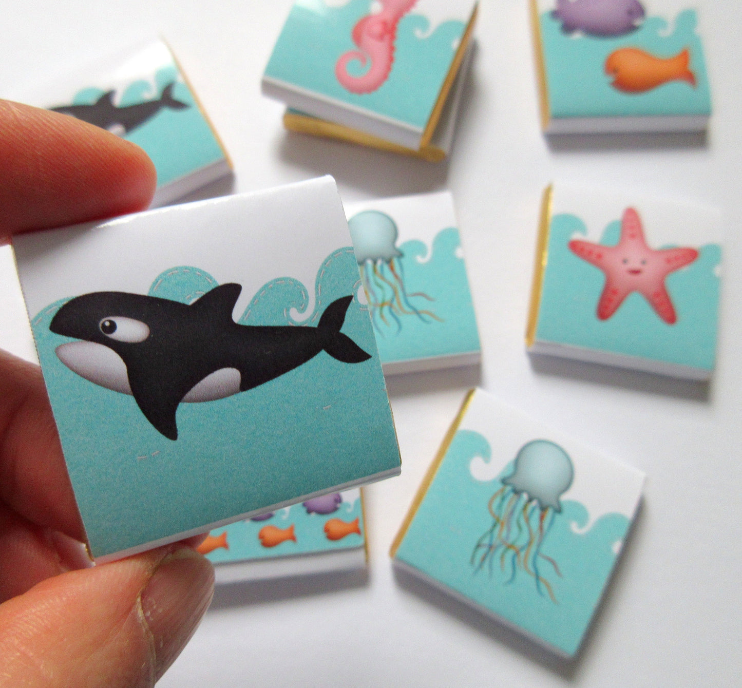 Under the Sea Personalized Chocolates – Party Favours, Birthday, Pack of 25