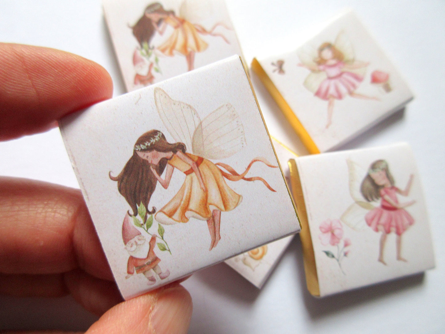 Personalized Garden Fairies Chocolate Favours – Perfect for Birthday & Party Guests (Pack of 25)