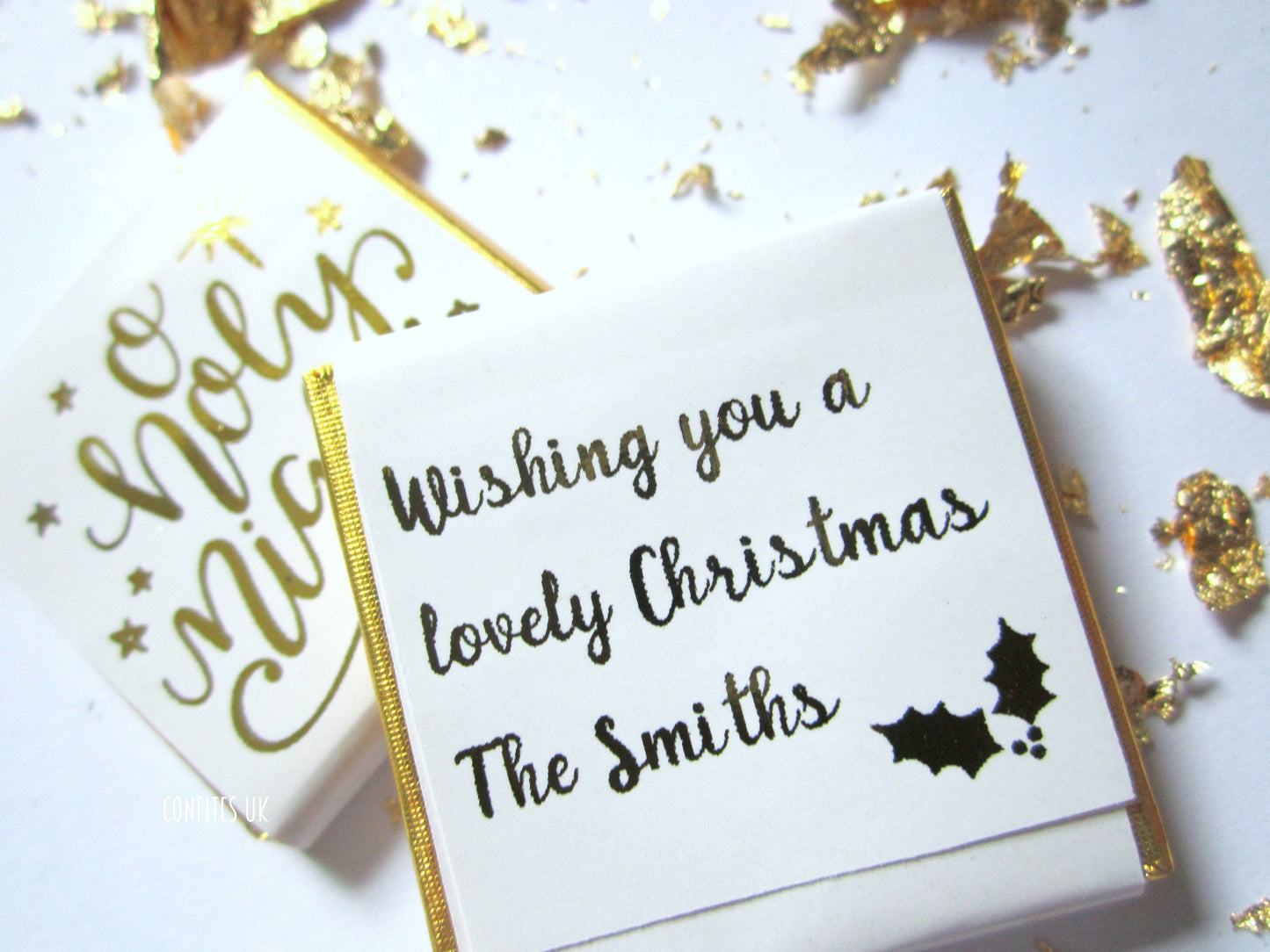 Personalised ‘O Holy Night’ Christmas Chocolates – Pack of 25