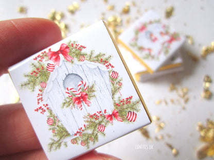 Personalised Christmas Bird Nest Chocolate Favours – Pack of 25