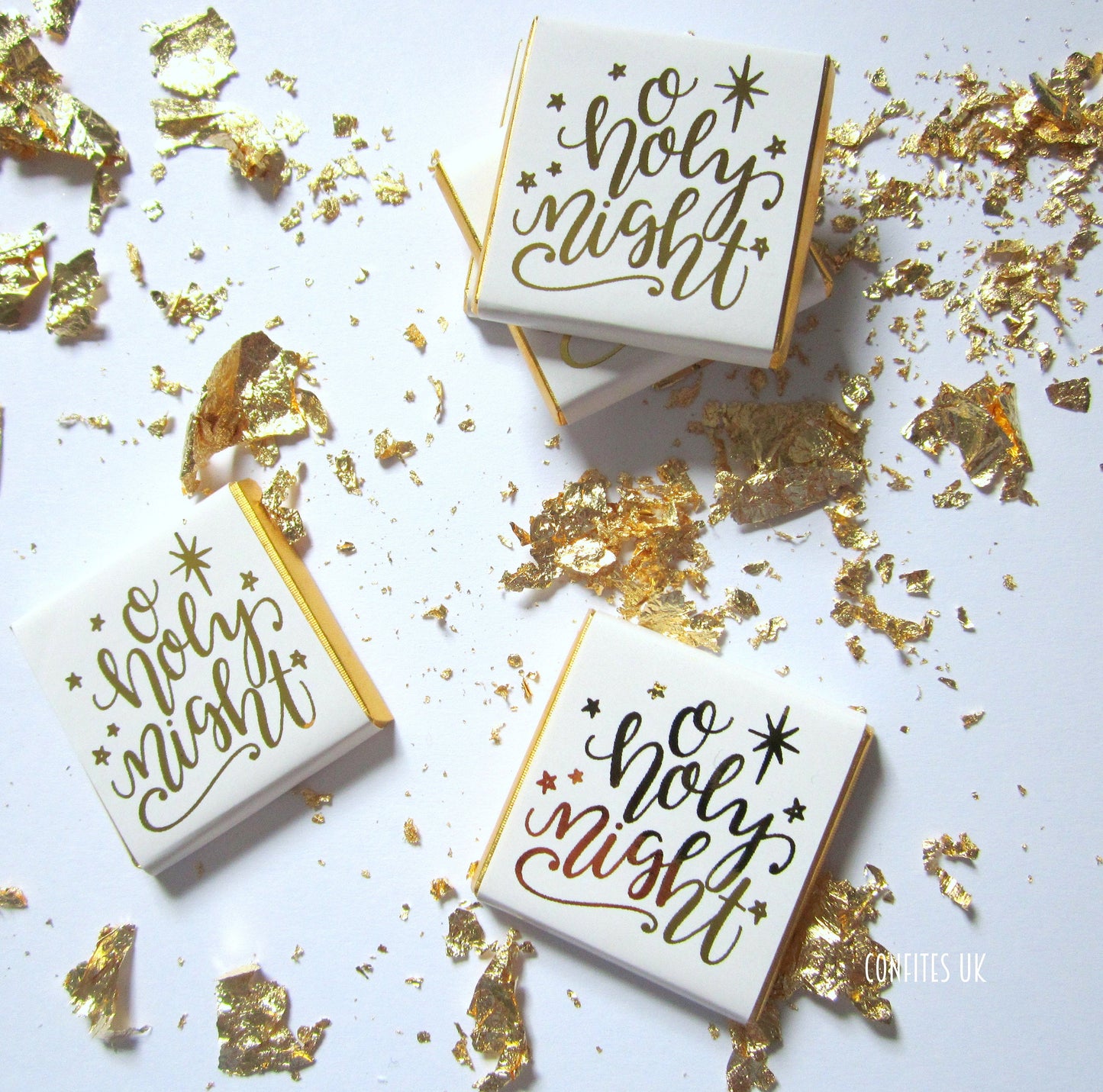 Personalised ‘O Holy Night’ Christmas Chocolates – Pack of 25