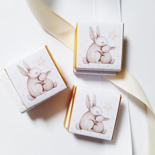Mama Bunny Chocolate Favours – Personalised (Pack of 25)