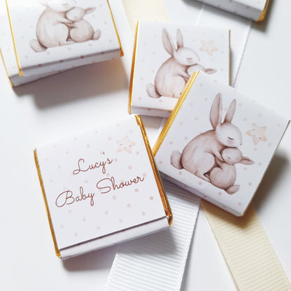 Mama Bunny Chocolate Favours – Personalised (Pack of 25)