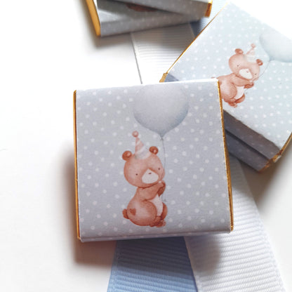 Baby Bear 1st Birthday Chocolate Favours (Pack of 25)