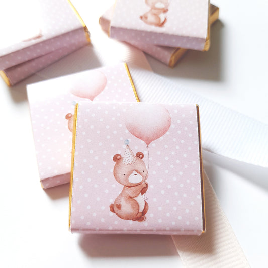 New baby girl party favours