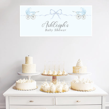 Custom Boy Baby Shower Banner