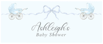Custom Boy Baby Shower Banner