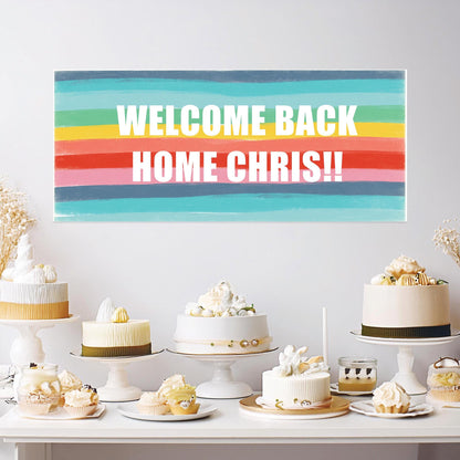 Home Sweet Home Personalised Welcome Banner
