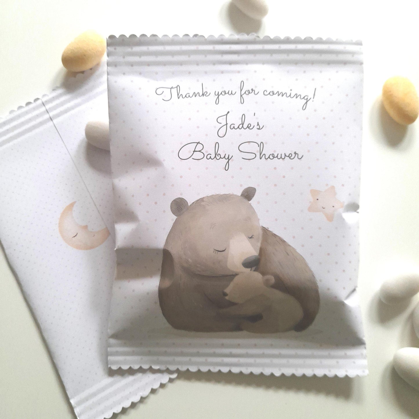 Mama Bear Baby Shower Party Bags – Personalised (Set of 10)